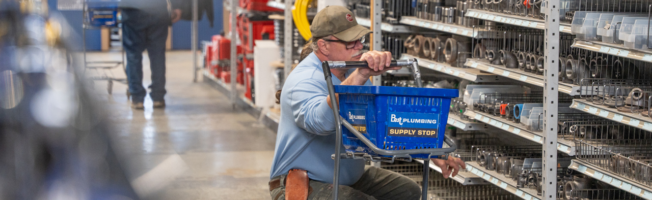 image of a someone shopping for traded supplies